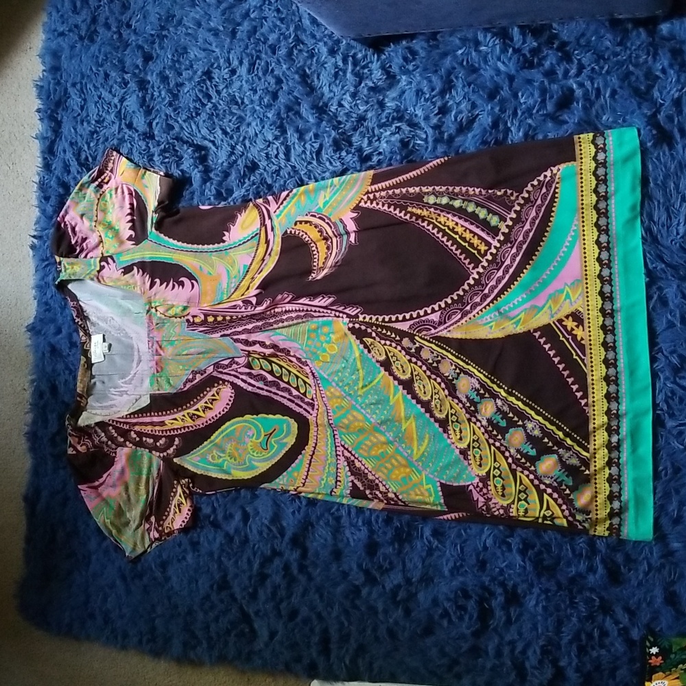 Beige by eci colorful dress/Never worn